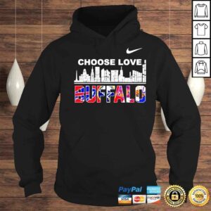 Hoodie City Choose Love Buffalo Stop Hate End Racism Shirt