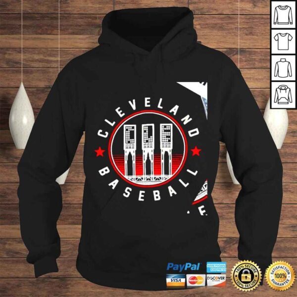 Cleveland Baseball Lights of Stadium shirt - Image 4