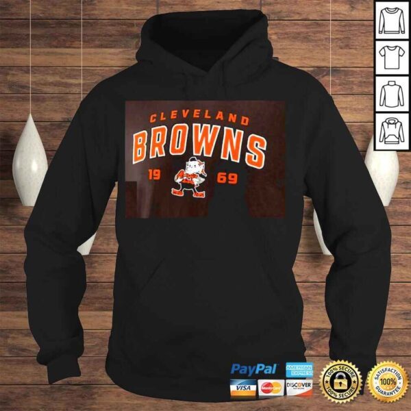 Cleveland Browns Established Brown Tee Shirt - Image 4