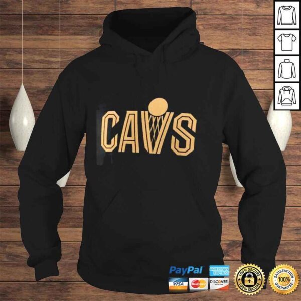 Cleveland Cavaliers Wordmark Black Tee Shirt - Image 4