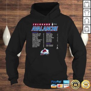 Hoodie Colorado Avalanche 2022 Stanley Cup Final Forwards Defense Goalies shirt