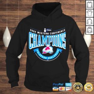 Hoodie Colorado Avalanche 2022 Western Conference Champions Tshirt