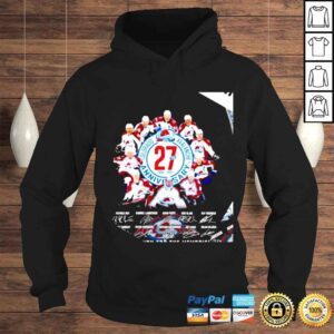 Hoodie Colorado Avalanche 27th 1995 2022 Anniversary signatures thank you for the memories shirt