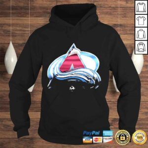 Hoodie Colorado Avalanche Fanatics Branded Personalized Midnight Mascot Logo TShirt