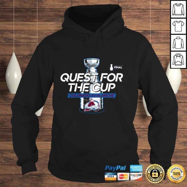 Colorado Avalanche Quest For the Cup Stanley Cup Final 2022 shirt - Image 4