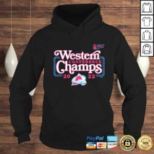 Hoodie Colorado Avalanche Stanley cup 2022 Western Conference Champions shirt