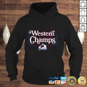 Hoodie Colorado Avalanche Western Conference Champs 2022 Stanley cup Final shirt