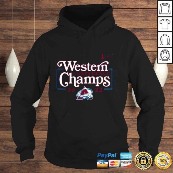 Colorado Avalanche Western Conference Champs 2022 Stanley cup Final shirt - Image 4