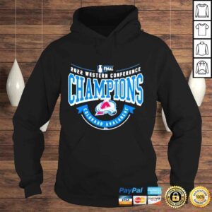 Hoodie Colorado avalanche champions western 2022 finals shirt