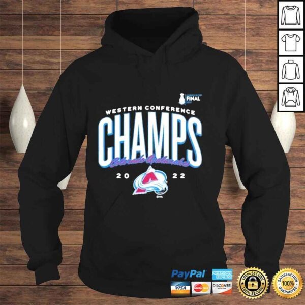 Colorado avalanche champs 2022 western conference shirt - Image 4