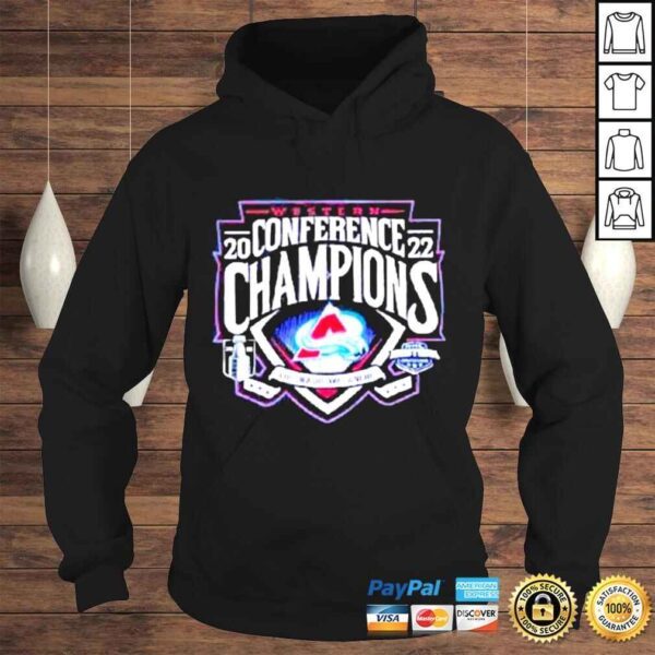 Colorado avalanche western conference champions 2022 stanley cup playoffs shirt - Image 4