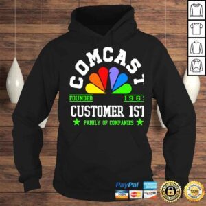 Hoodie Comcast Customer 1st family of companies shirt