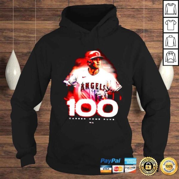 Congratulations Shohei Ohtani 100 Career Home Runs shirt - Image 4