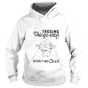 Hoodie Cow tagging things way before it was cool shirt