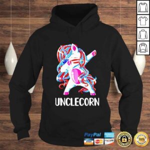 Hoodie Dabbing Unicorn Unclecorn 4th of July Fathers Day shirt