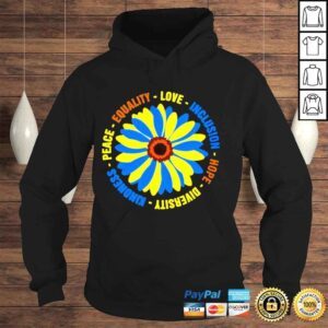 Hoodie Daisy equality love inclusion hope diversity kindness peace shirt