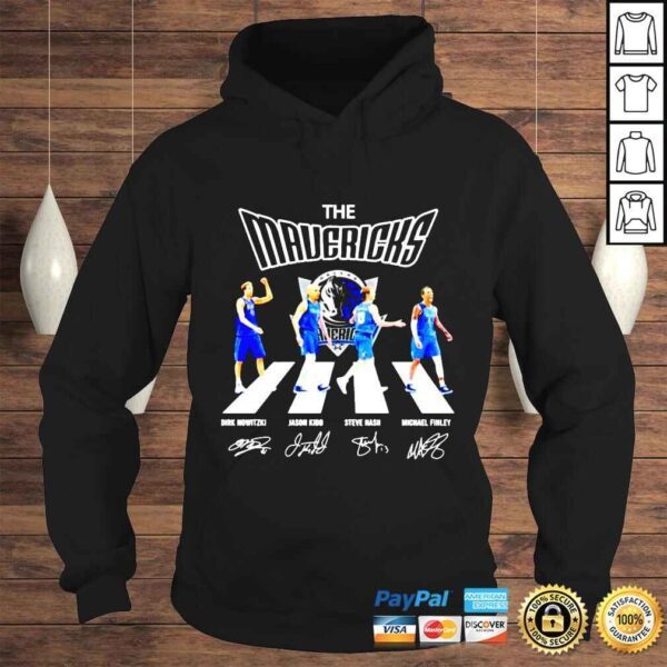 Dallas Mavericks Abbey Road singatures shirt - Image 4