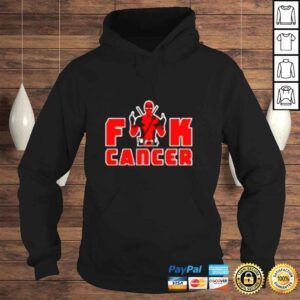 Hoodie Deadpool fuck cancer shirt