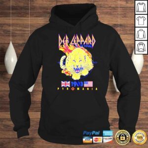 Hoodie Def Leppard 1983 Pyromania Us Tour Shirt