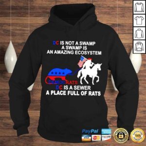 Hoodie Democrat is not a swamp a swamp is an amazing ecosystem shirt