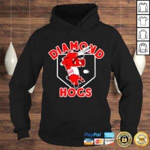 Hoodie Diamond Hogs Shirt Arkansas Diamond Hogs Vintage Shirt