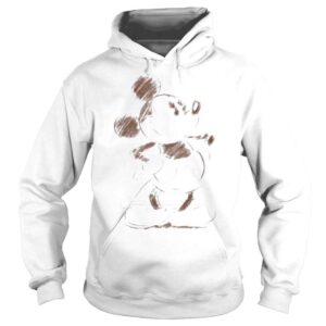 Hoodie Disney Mickey And Friends Mickey Mouse Sketch Portrait T Shirt