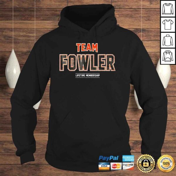 Distressed Team Fowler Proud Family Last Name Surname Shirt - Image 4