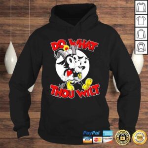 Hoodie Do What Thou Wilt Baphomet 30s Cartoon Occult Esotericism shirt