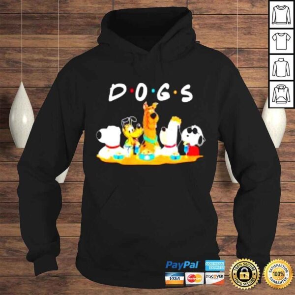 Dogs Friends Scooby Doo Goofy Pluto Brian Snoopy shirt - Image 4