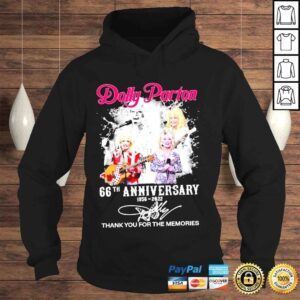 Hoodie Dolly parton 66th anniversary thank you for the memories shirt