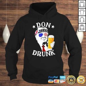 Hoodie Don Drunk President Donald Trump Drinking Beer shirt