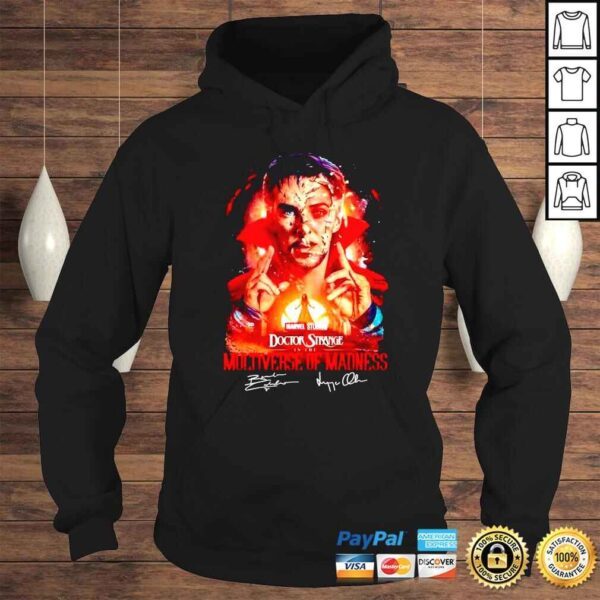 Dr Strange and Scarlet Witch face Doctor Strange in the Multiverse of Madness signature shirt - Image 4