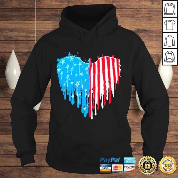 Dragon heart American flag shirt - Image 4