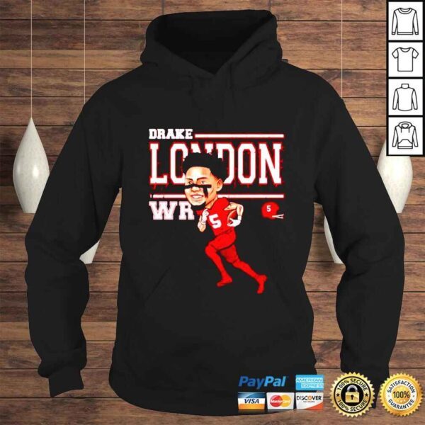 Drake London Atlanta Falcons Cartoon shirt - Image 4