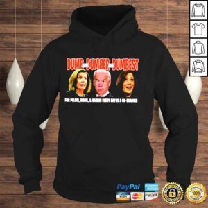 Hoodie Dumb dumber dumbest for pelosI Biden Harris everyday is a no brainer shirt