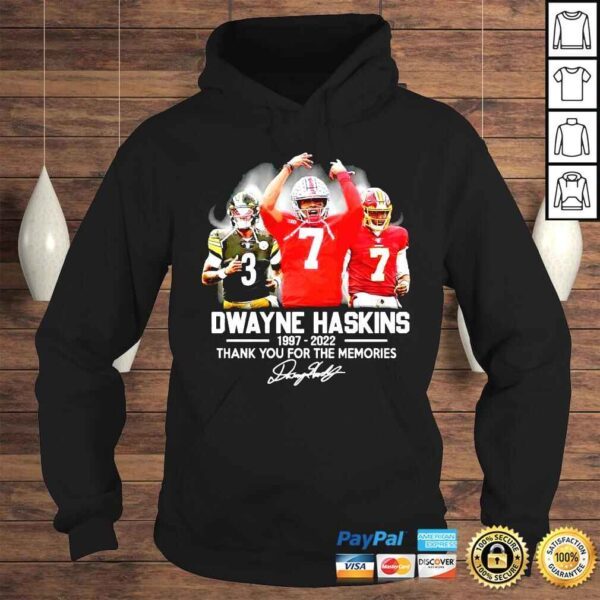 Dwayne Haskins 1997 2022 thank you for the memories shirt - Image 4