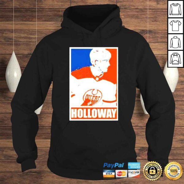 Dylan Holloway Edmonton Hockey Player shirt - Image 4