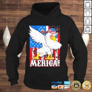 Hoodie Eagle dabbing American mullet merica ultra maga 4th of july shirt