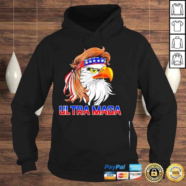 Eagle mullet ultra maga 4th of july American flag usa shirt - Image 4