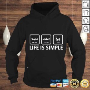 Hoodie Eat ass lick clit fuck life is simple shirt