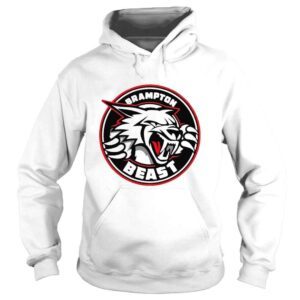 Hoodie Echl Brampton Beast Logo Shirt