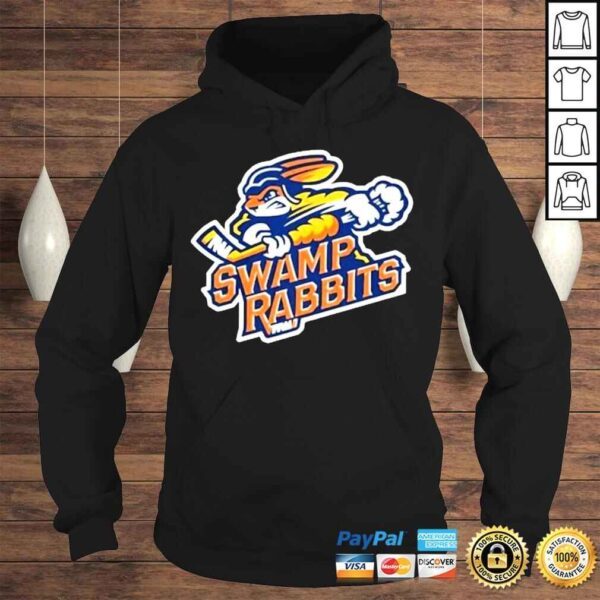 Echl Swamp Rabbits Logo Shirt - Image 4