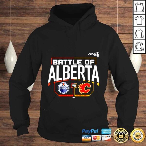 Edmonton Oilers Vs Calgary Flames 2022 Stanley Cup Playoffs Battle Of Alberta shirt - Image 4