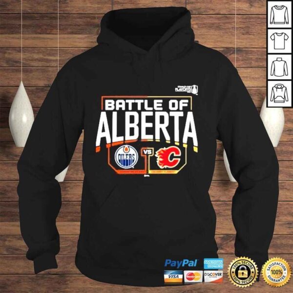 Edmonton oilers 2022 stanley cup playoffs battle of alberta shirt - Image 4