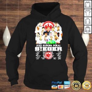 Hoodie Eintracht Frankfurt 2022 Europapokalsieger signatures shirt