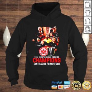 Hoodie Eintracht Frankfurt UEFA Europa League 20212022 Champions Shirt