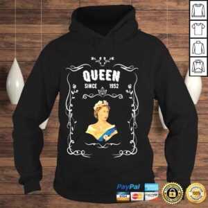 Hoodie Elizabeth iI queen legend british crown platinum anniversary shirt