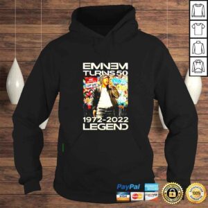 Hoodie Eminem turns 50 1972 2022 Legend shirt