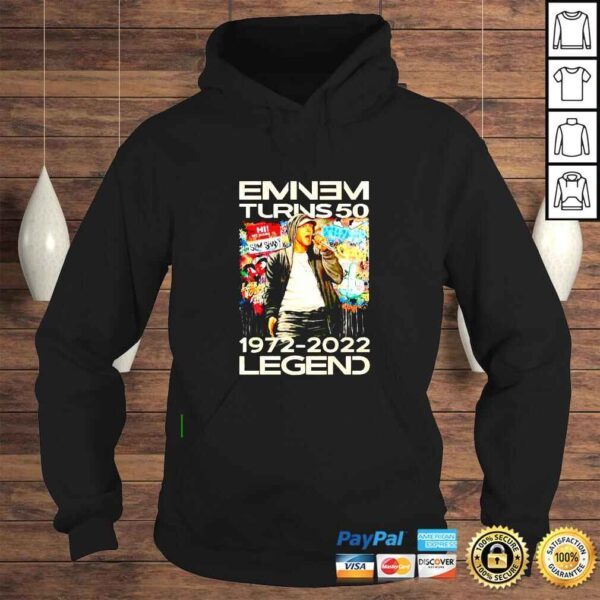 Eminem turns 50 1972 2022 Legend shirt - Image 4