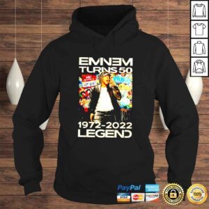 Hoodie Eminem turns 50 years 1972 2022 legend shirt